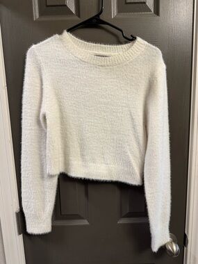 Urban Outfitters Fuzzy Cropped Sweater